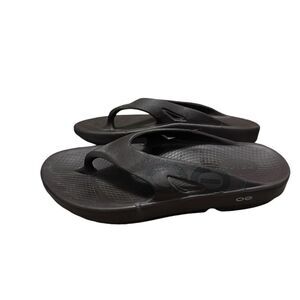 Oofos Original Triple Brown Recovery Flip Flop Sandals Thong Men’s 11 Women’s 13